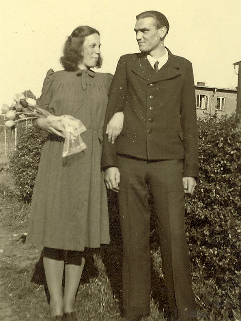 1946 Hochzeit K&auml;the-Maria & Hans Stammel